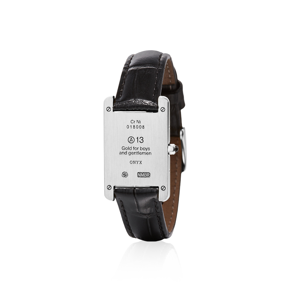 넘버링 #1901 A13 워치 브레이슬릿 블랙/실버(NUMBERING #1901 A13 Watch Bracelet Black/Silver)