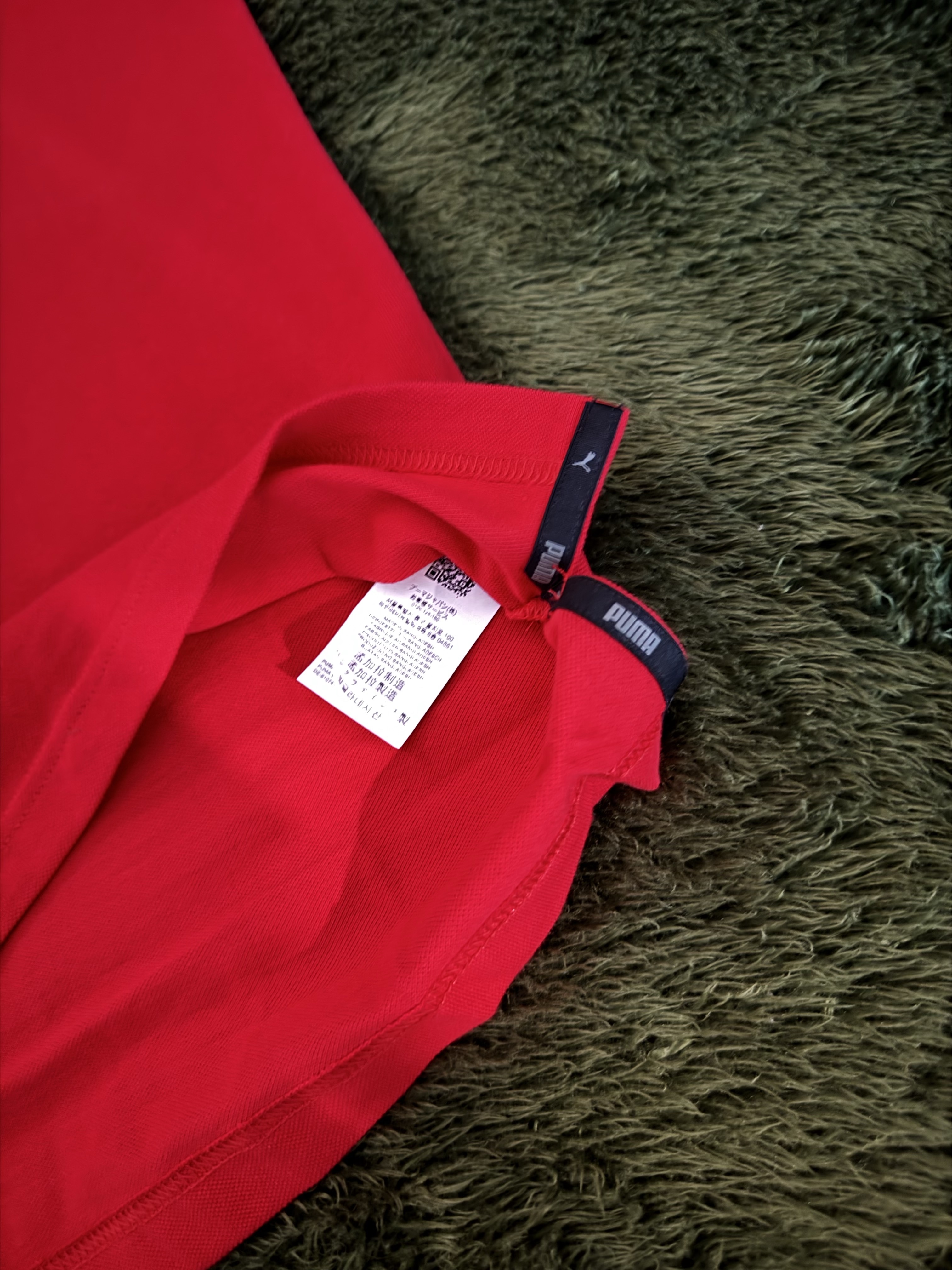 Puma AC Milan Iconic Polo Red (Non Marking Ver.) 착용 스타일 - 6