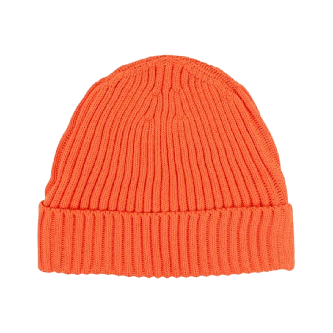 (키즈) 스톤 아일랜드 N07C3 립드 퓨어 울 비니 오렌지 - 24FW((Kids) Stone Island N07C3 Ribbed Pure Wool Beanie Orange - 24FW) - 2