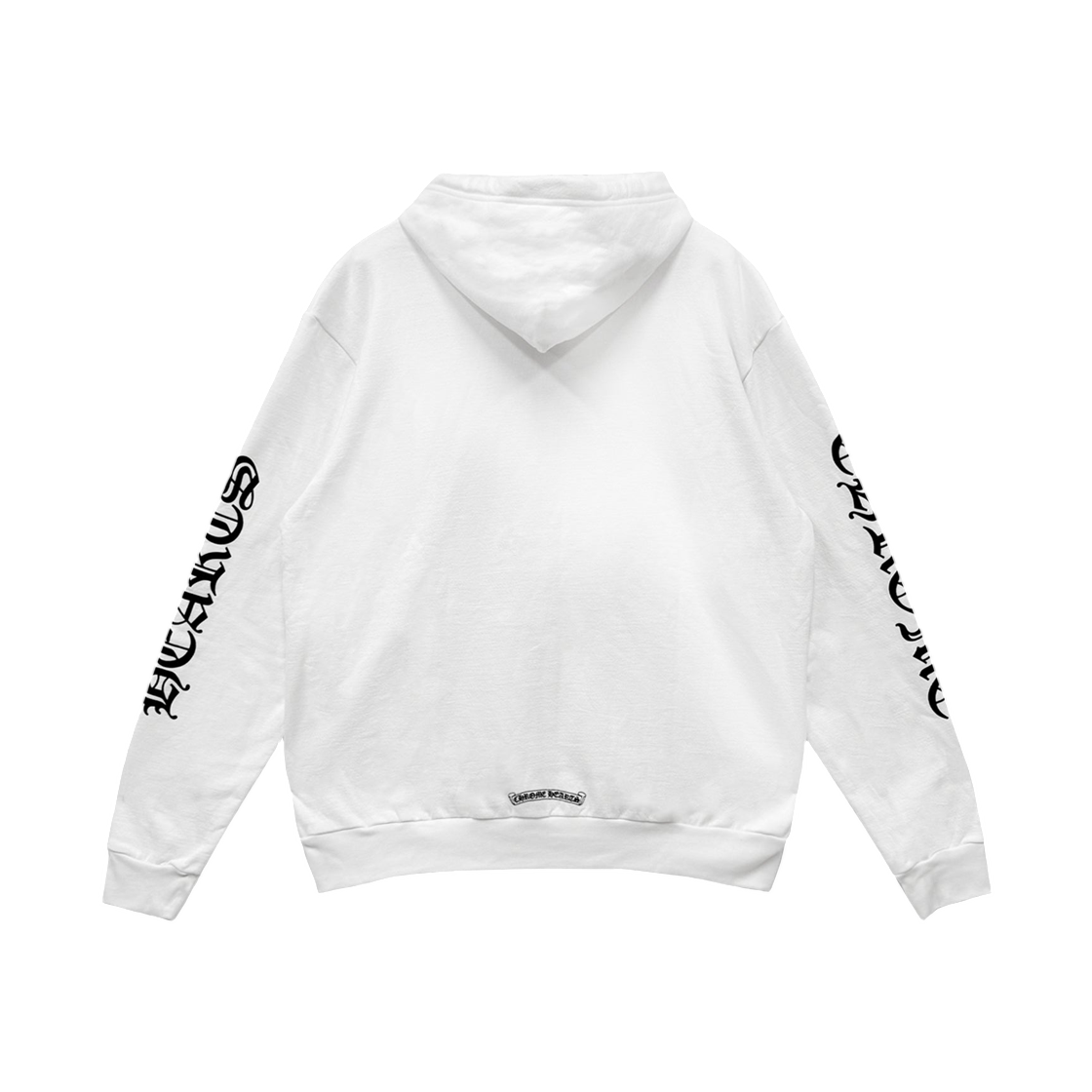 크롬하츠 1988 집업 블랙 스크립트 후드 화이트(Chrome Hearts 1988 Zip-Up Black Script Hoodie White) - 2