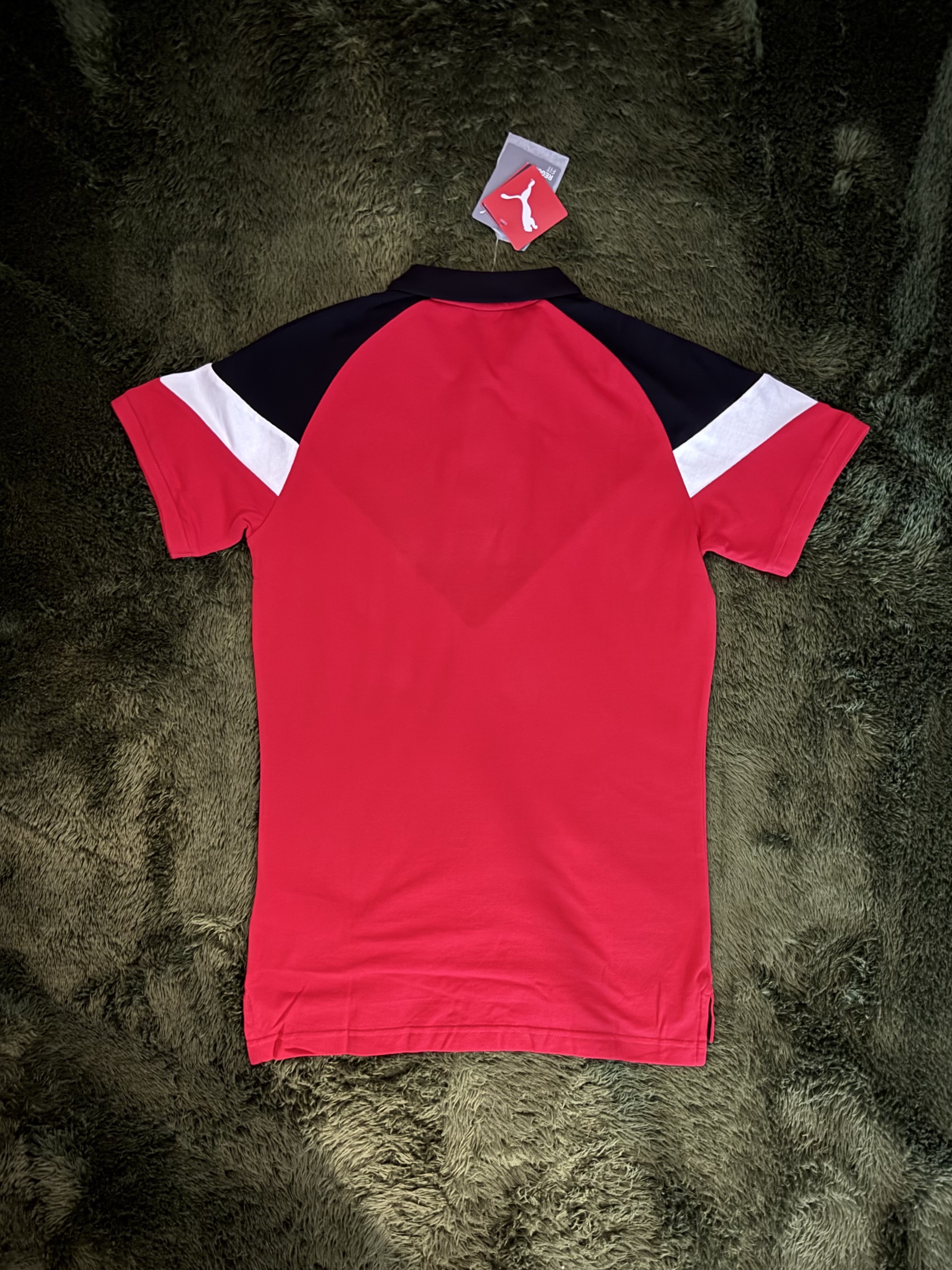 Puma AC Milan Iconic Polo Red (Non Marking Ver.) 착용 스타일 - 7