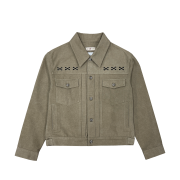 [KREAM 단독] Kamien X Aoiro Crop Trucker Jacket