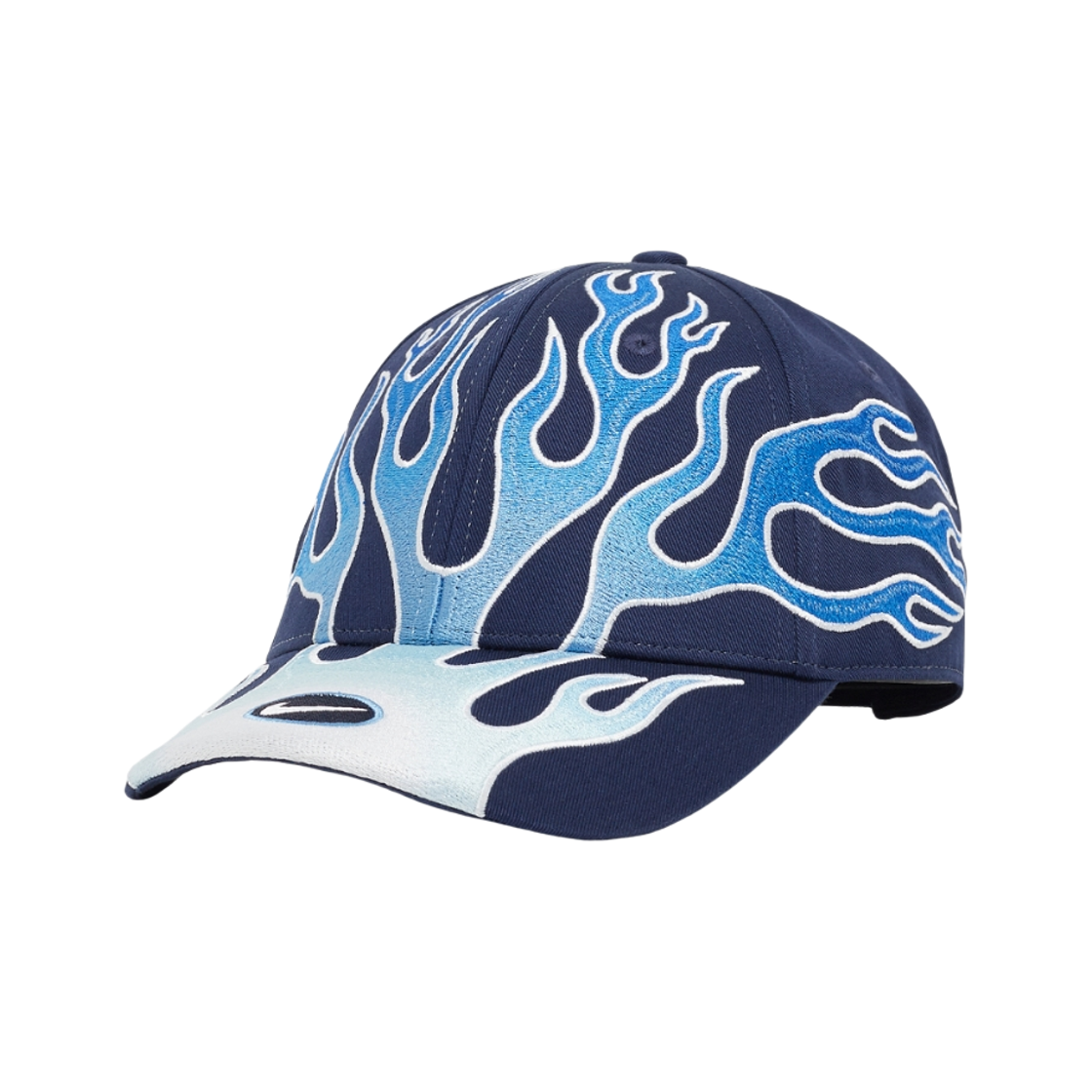 HV6642-410 Nike Club Structured OG Flame Cap Midnight Navy