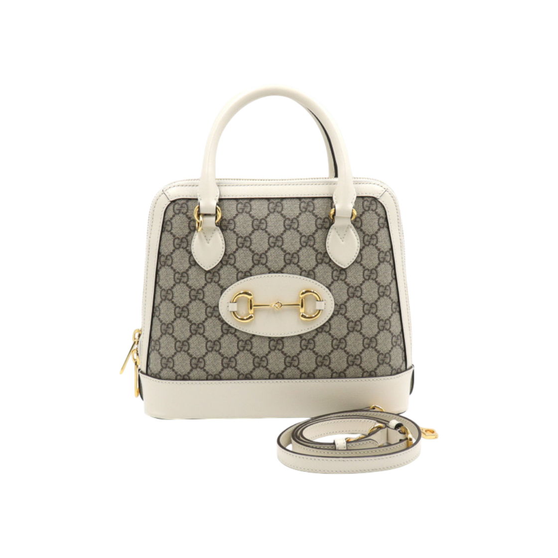 IT4EA7ATKRNB Gucci Horsebit 1955 Small Top Handle Tote Bag