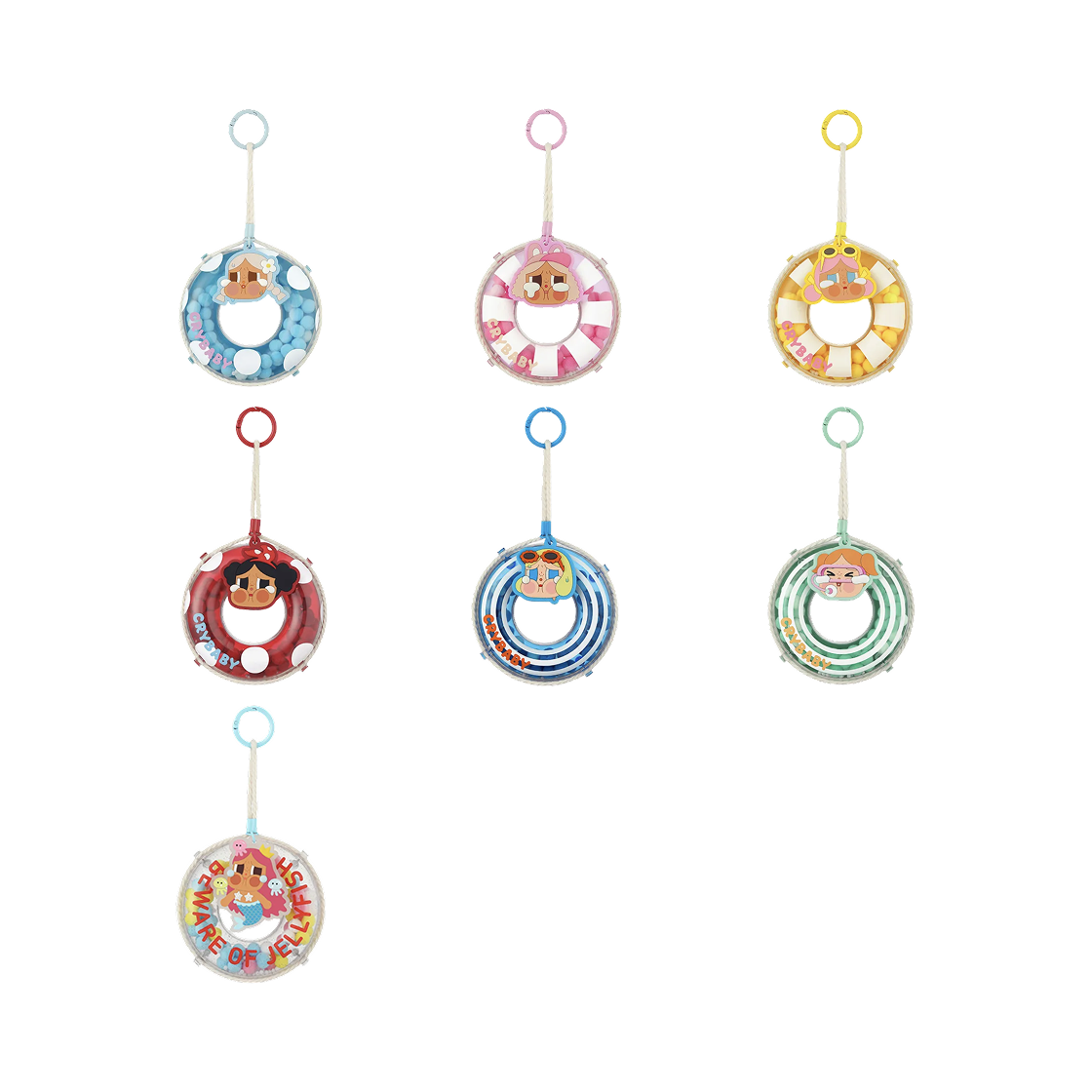 팝마트 크라이베이비 휴가 일기 시리즈 펜던트 미개봉 랜덤박스 (6개입)(Pop Mart Crybaby Vacation Mode On Series Pendant Sealed Case (6 Blind Boxes)) - 2