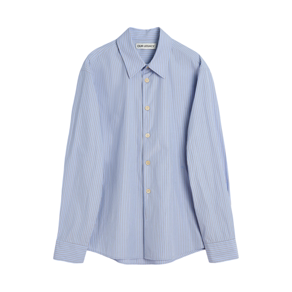 M4252BS Our Legacy Beyond Shirt Typewriter Stripe Poplin