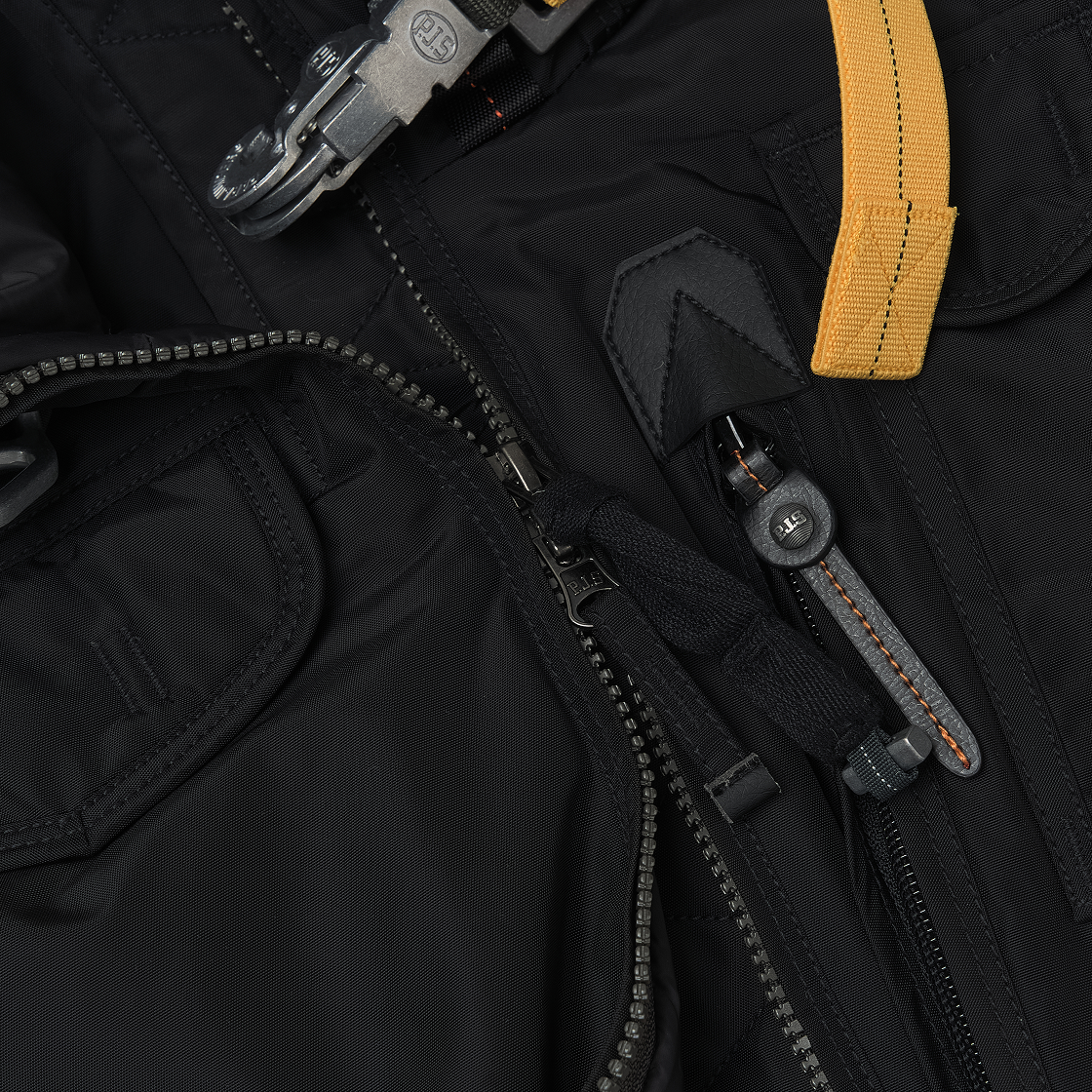 (W) 파라점퍼스 고비 후드 봄버 자켓 블랙 - 24FW((W) Parajumpers Gobi Hooded Bomber Jacket Black - 24FW) - 4