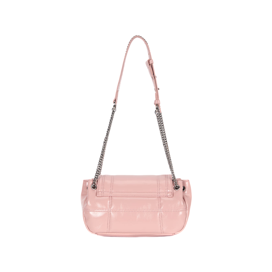 마뗑킴 글로시 퀼팅 스몰 체인 백 핑크(Matin Kim Glossy Quilting Small Chain Bag Pink) - 2