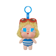 Pop Mart Crybaby Vacation Mode On Series Vinyl Plush Pendant Sunbathing (Opened Case)