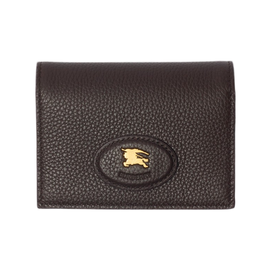 8120491 Burberry Bloomsbury Folding Card Case Peat Brown Sand Beige