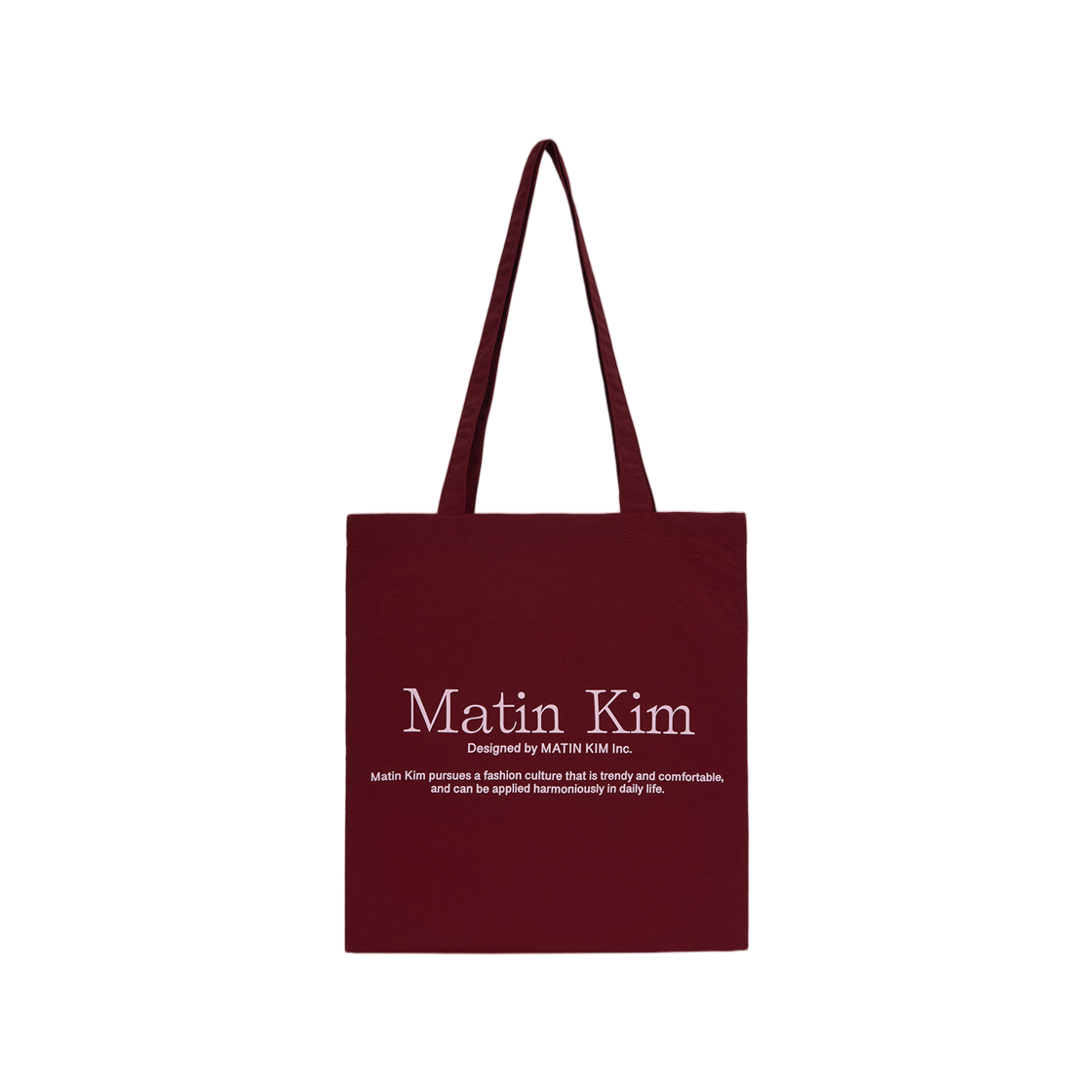 마뗑킴 마뗑 팔레트 에코백 버건디(Matin Kim Matin Palette Ecobag Burgundy) - 1