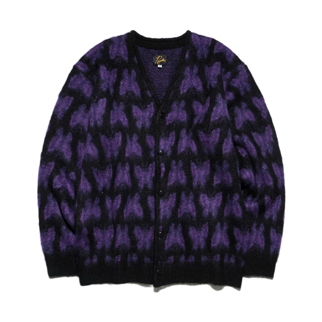 RW1600 Needles x Studious Mohair Cardigan Black