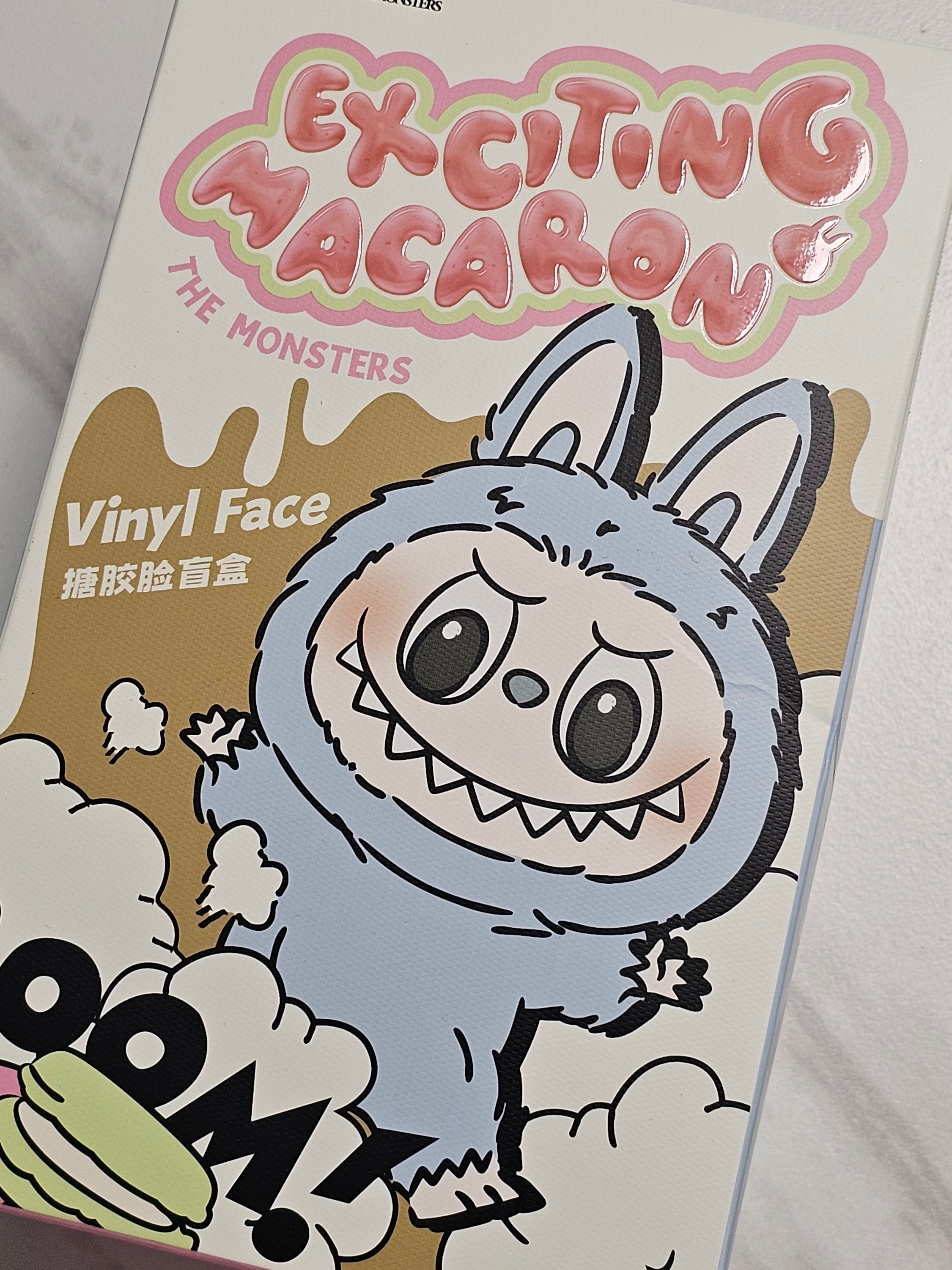 Pop Mart The Monsters Labubu Tasty Macarons Series Sealed Case (1 Blind Box) 착용 스타일 - 1