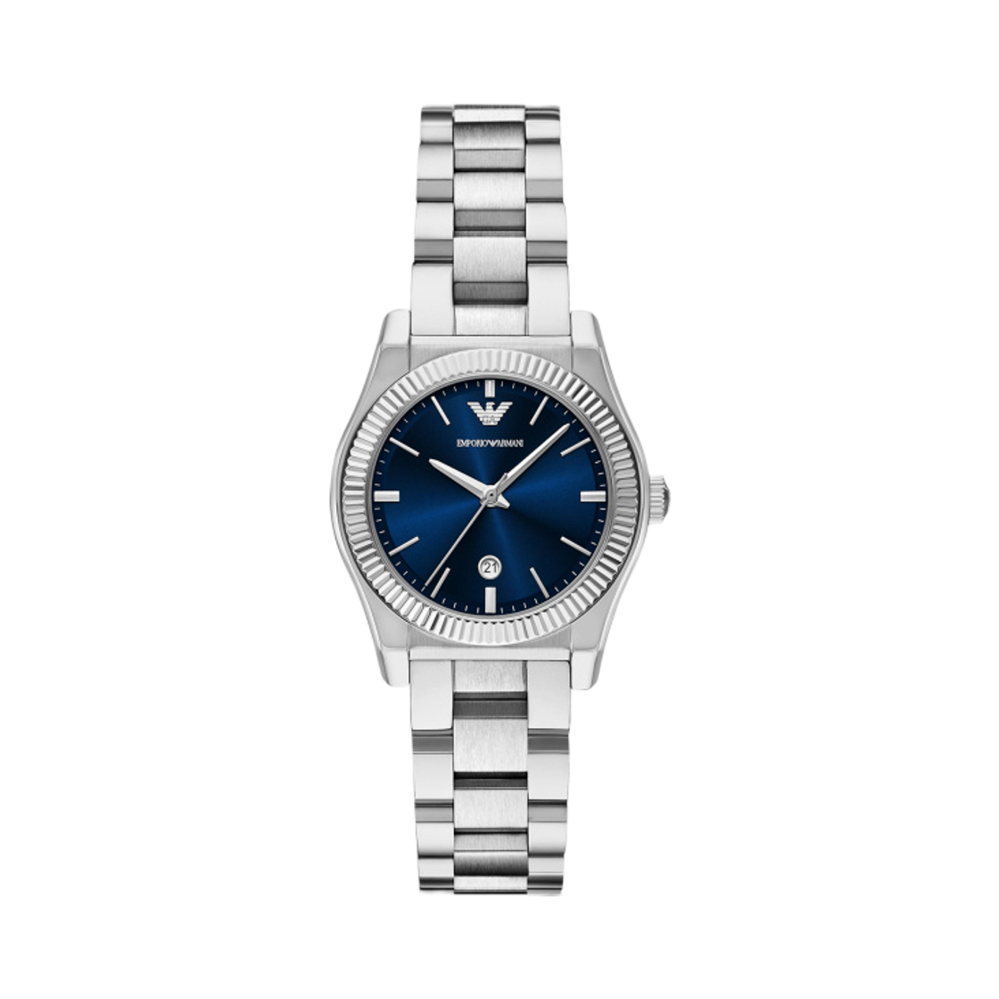 AR11717 (W) Emporio Armani Quartz Three-Hand 32mm Stainless Steel Silver Blue