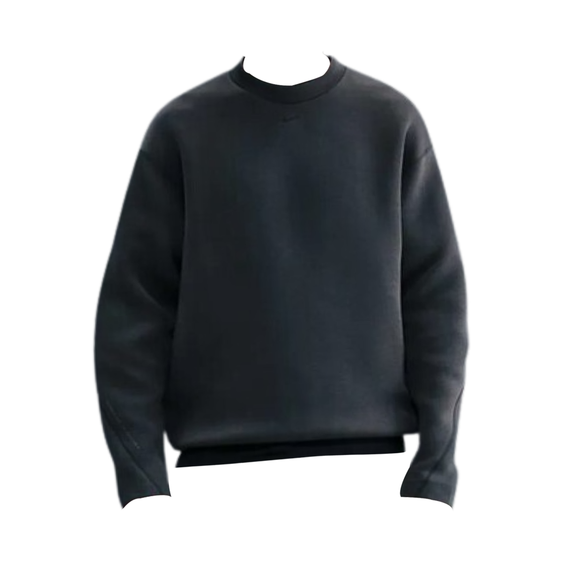 HV6538-060 Nike Tech Fleece Loose Fit Crew Anthracite Black - Asia