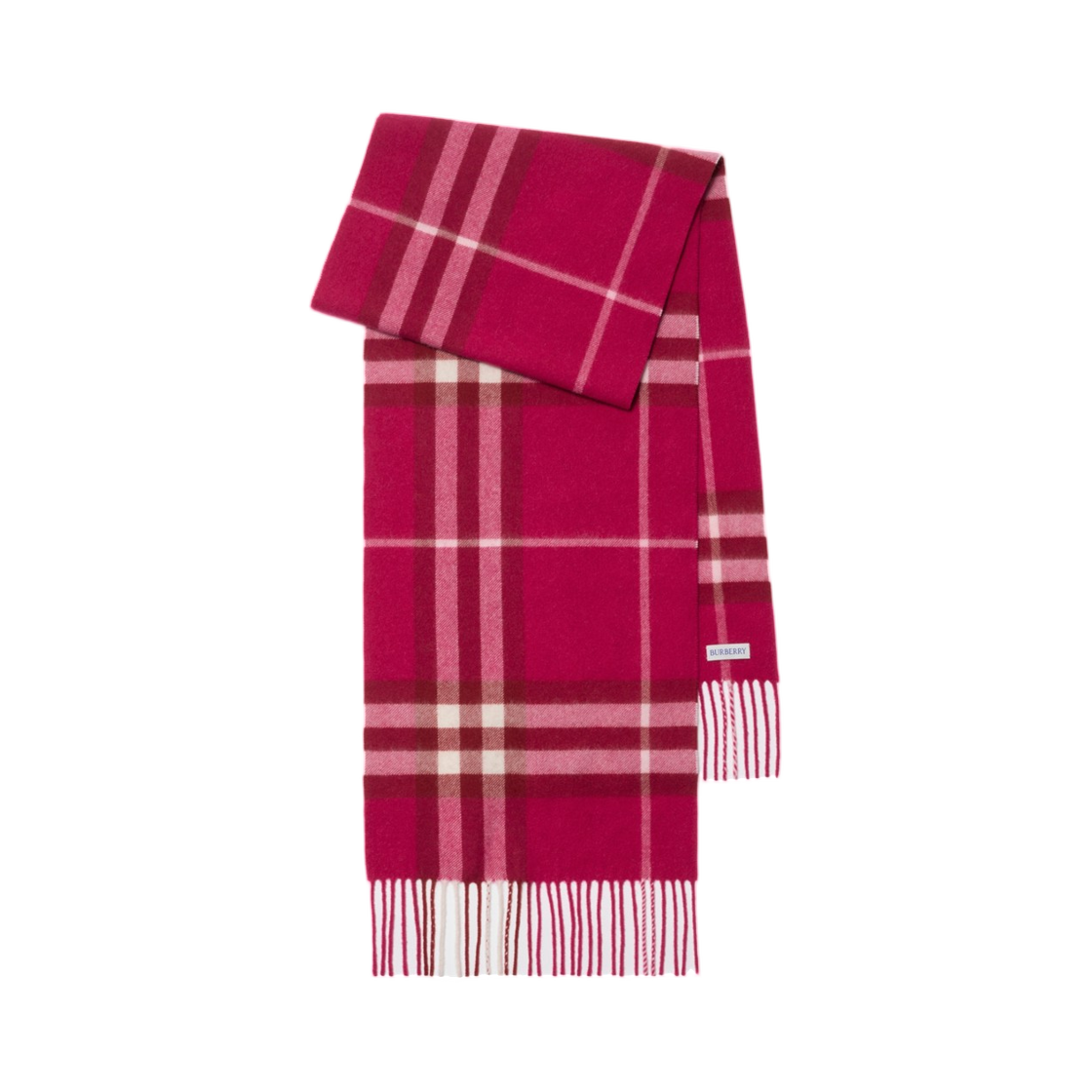 8112709 (W) Burberry Check Cashmere Muffler Jam