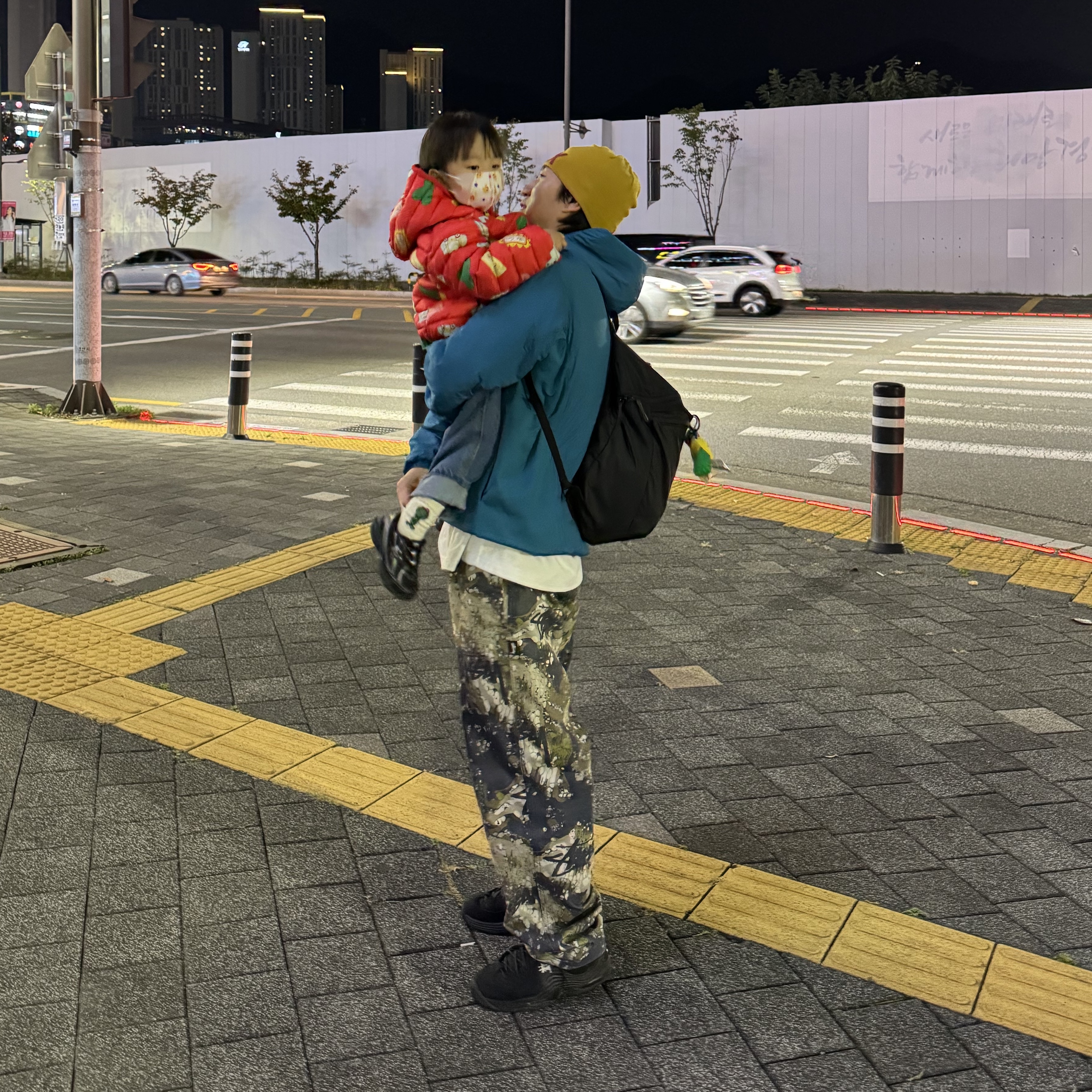 Stussy Veil Camo Beach Pants Terranea, Nike x Stussy Air Penny II Black 착용 스타일 - 1