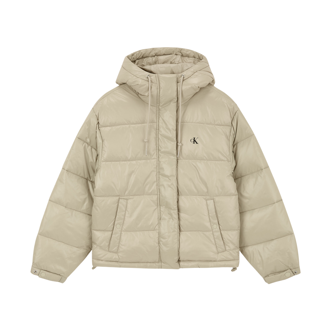 (W) 캘빈 클라인 샤인 다운 자켓 화이트((W) Calvin Klein Shine Down Jacket White)