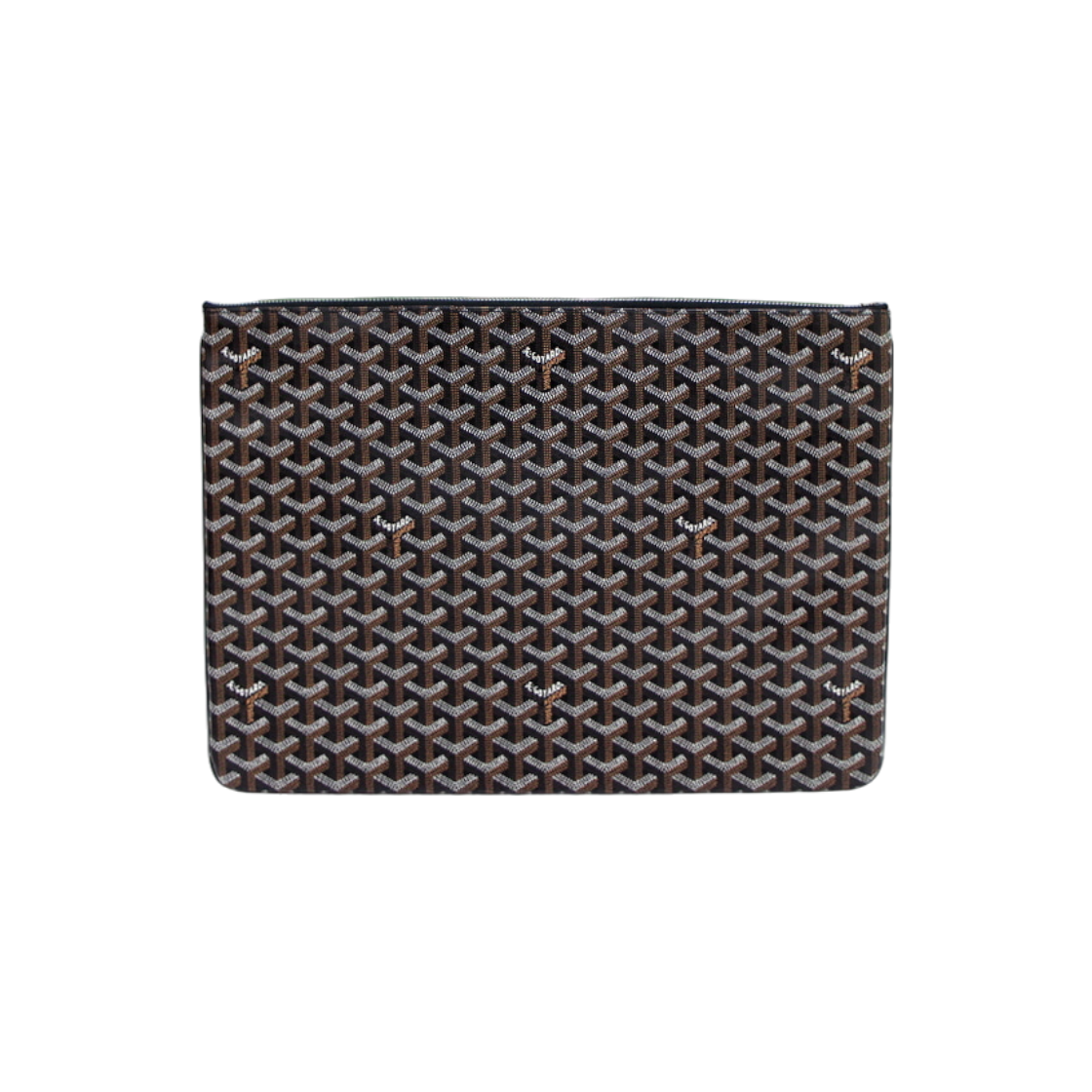 ITOVIAKMGNUN Goyard Sena GM Large Black Clutch Bag