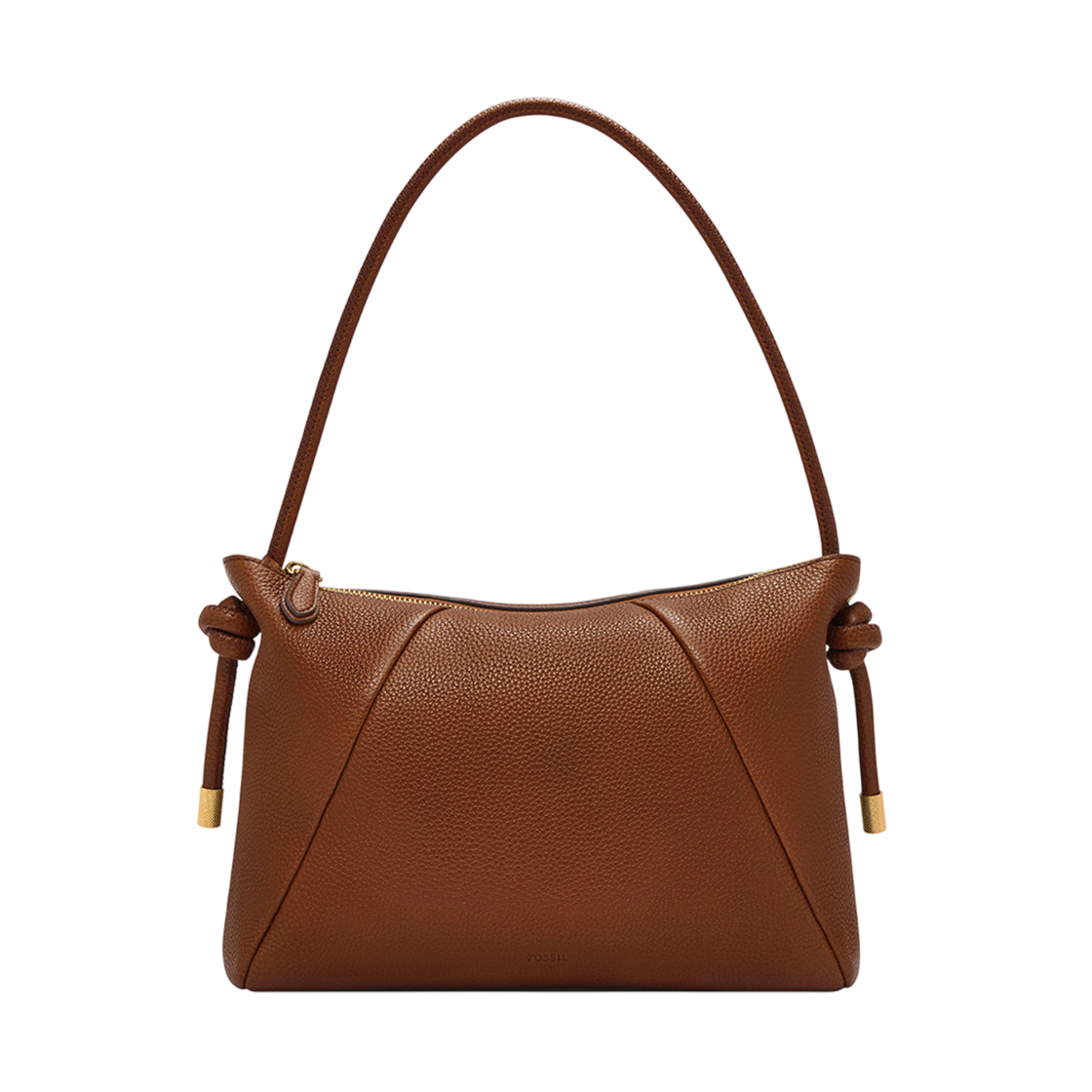 ZB11119200 Fossil Willa Leather Shoulder Bag Medium Brown