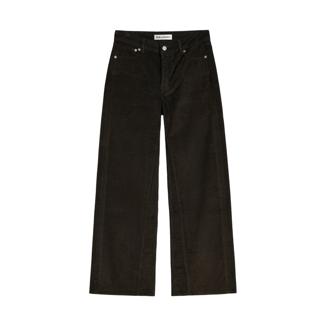W4255TD (W) Our Legacy Treble Cut Dark Brown Twill Cord
