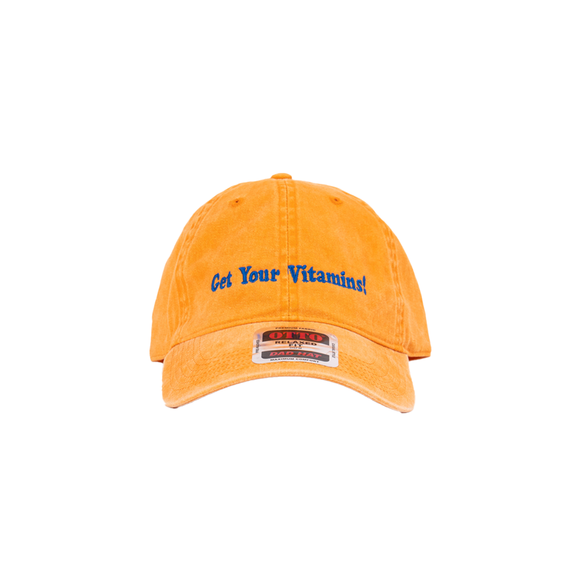 25103024 BIGWAVE COLLECTIVE Get Your Vitamins Washed Cap Orange