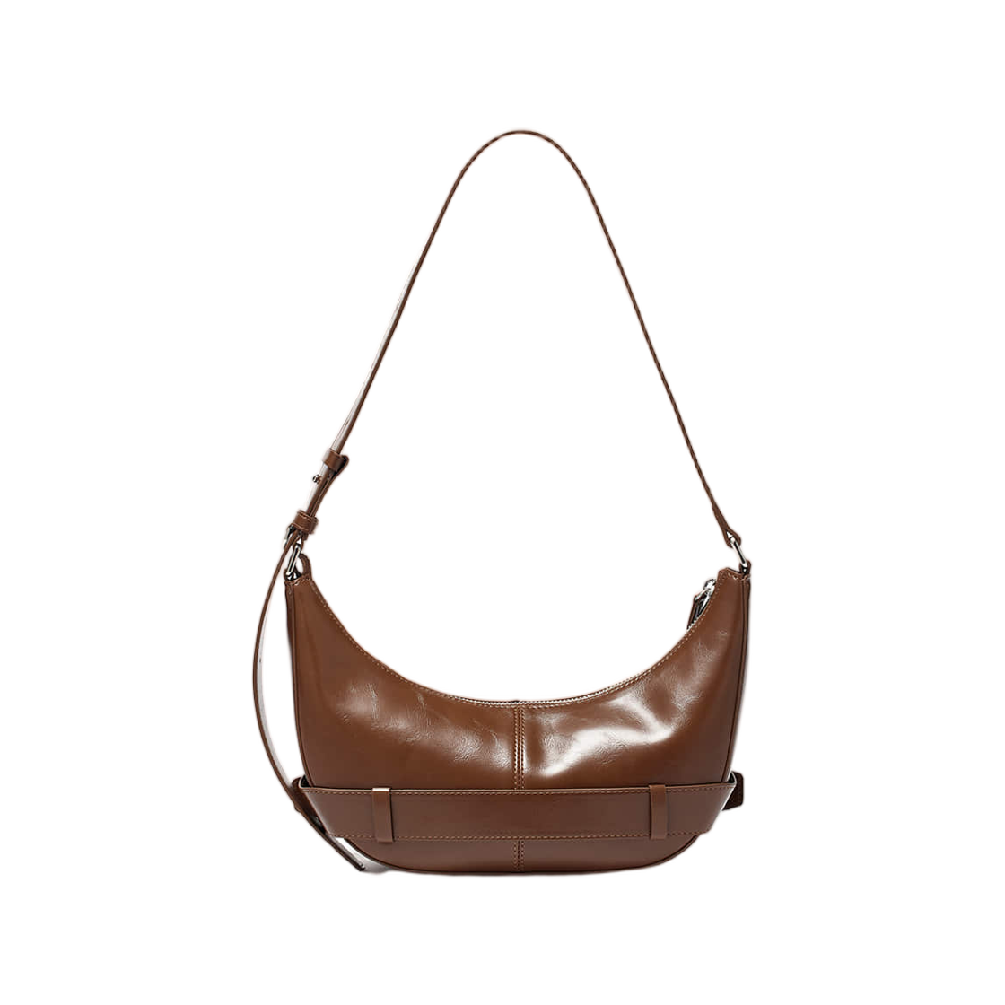 마뗑킴 벨티드 숄더백 브라운(Matin Kim Belted Shoulder Bag Brown) - 2