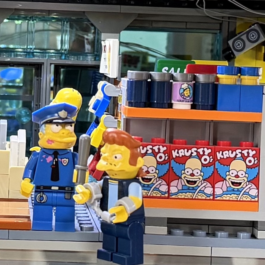 Lego The Simpsons The Kwik-E-Mart 착용 스타일