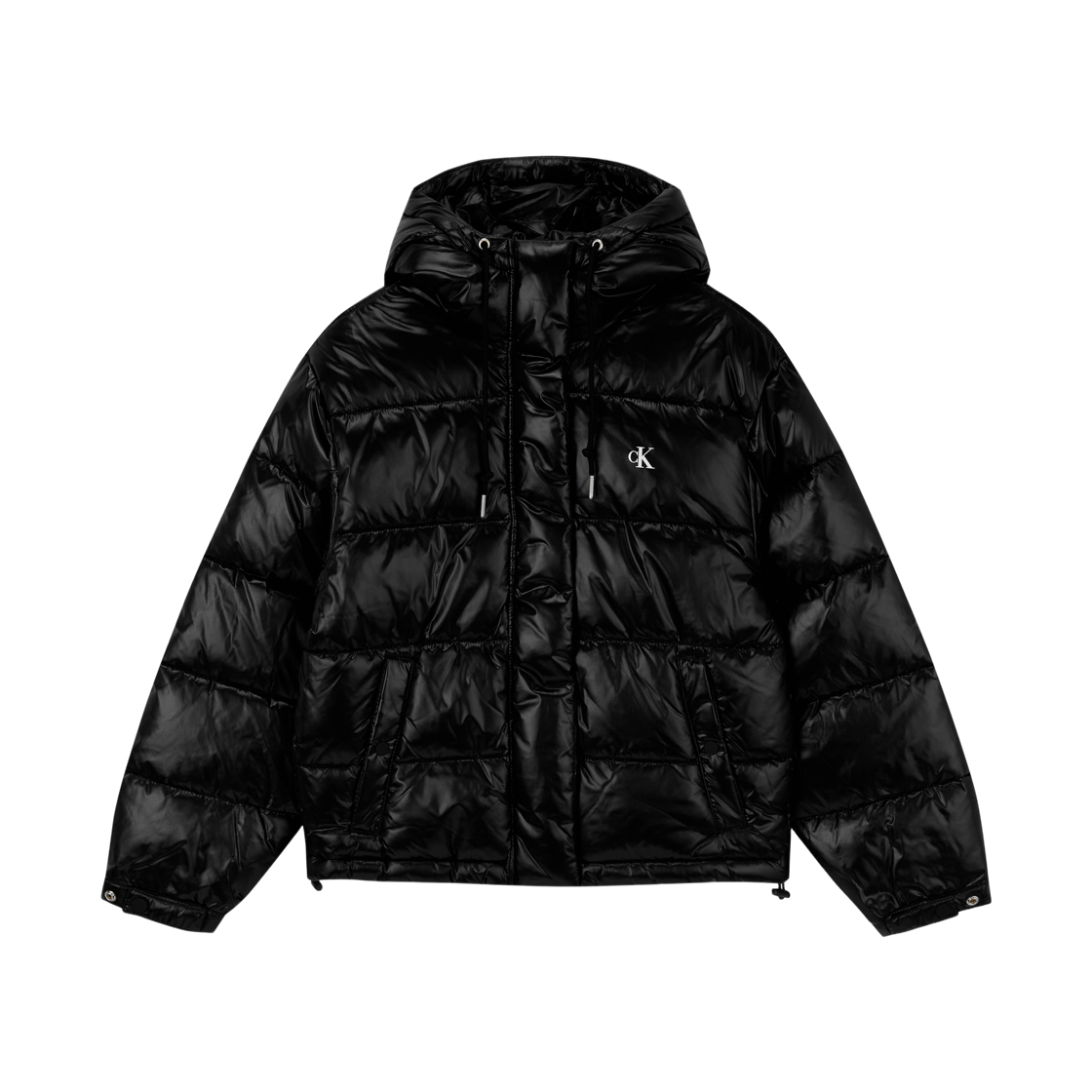(W) 캘빈 클라인 샤인 다운 자켓 블랙((W) Calvin Klein Shine Down Jacket Black)