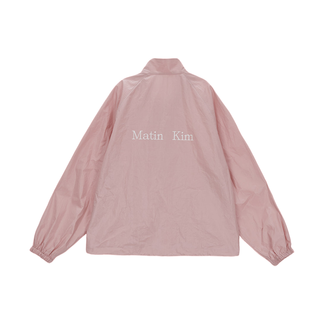 (W) 마뗑킴 마뗑킴 로고 코팅 점퍼 핑크((W) Matin Kim Matin Kim Logo Coating Jumper Pink) - 1