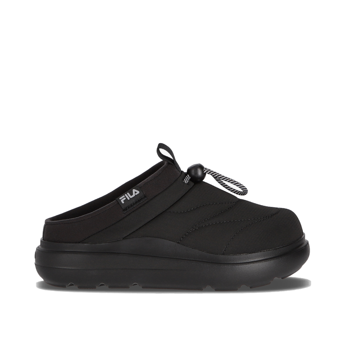 [6% 적립] 휠라 푸퍼 볼드 뮬 블랙