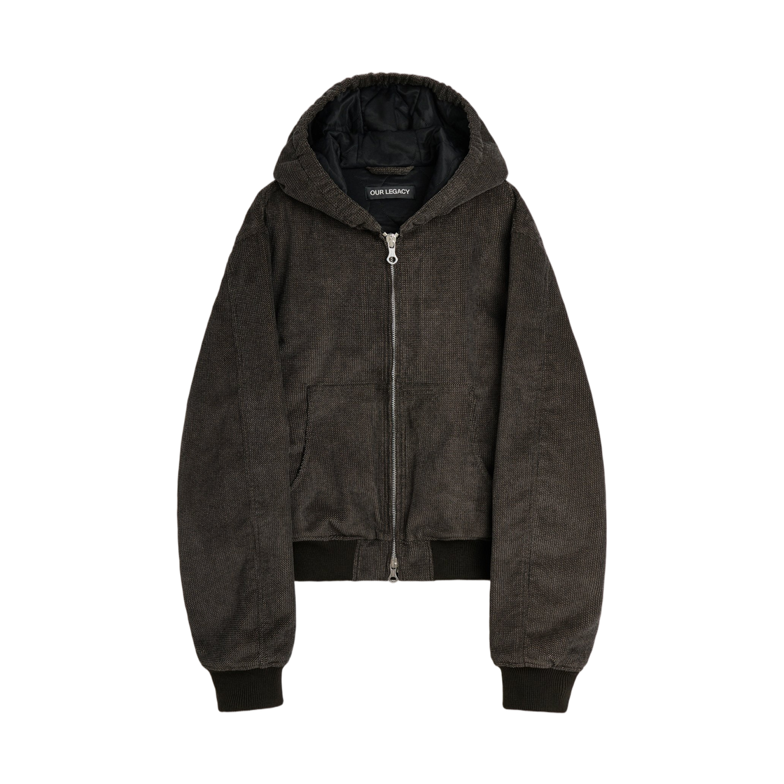 M4251BD Our Legacy Bank Jacket Dark Brown Twill Cord