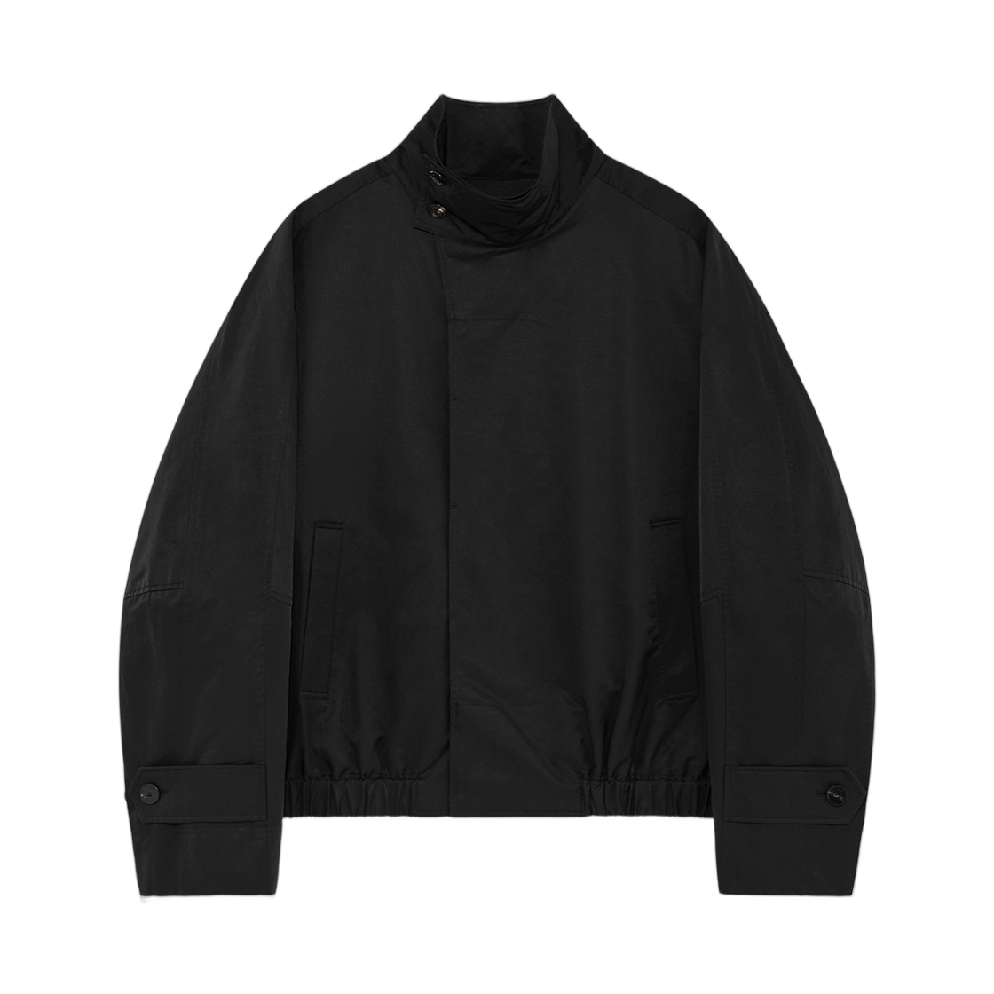 마뗑킴 트렌치 봄버 점퍼 블랙(Matin Kim Trench Bomber Jumper Black)