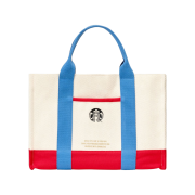 Starbucks x Where's Wally Joyful Tote Bag White