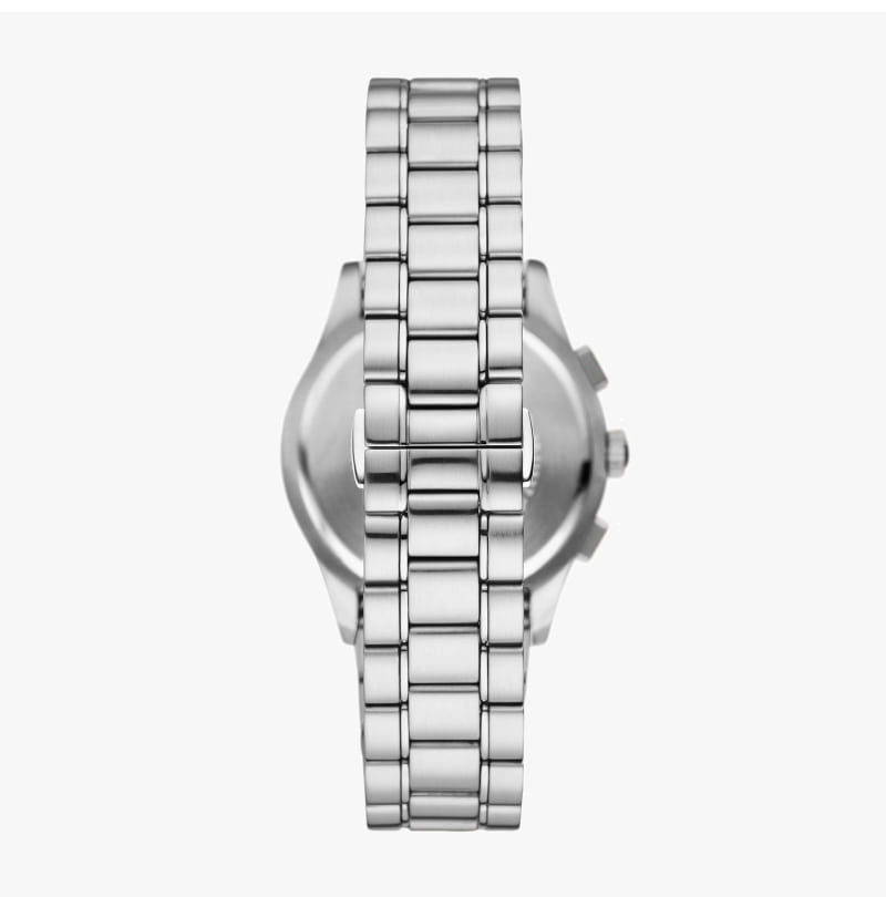 엠포리오 아르마니 파올로 42mm 크로노그래프 메탈 시계 블루 실버(Emporio Armani Paolo 42mm Chronograph Metal Watch Blue Silver) - 3