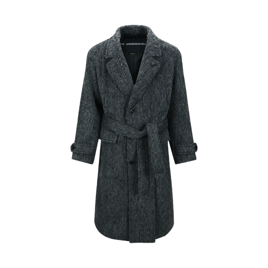 ADSB 앤더슨벨 마티아 샤기 울 로브 코트 그레이