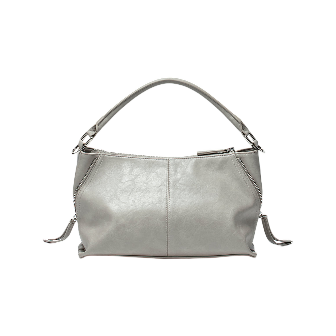 마뗑킴 사이드 지퍼 투 웨이 백 그레이(Matin Kim Side Zipper Two Way Bag Grey) - 2