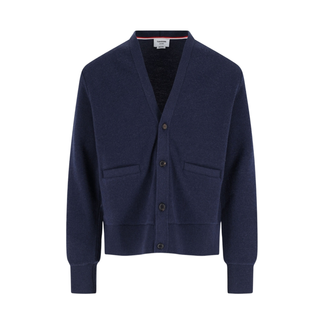 MJT540A-J0217-415 Thom Browne Wool Cardigan Navy