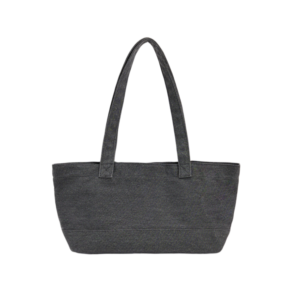 마뗑킴 마뗑 로고 캔버스 와이드 숄더백 차콜(Matin Kim Matin Logo Canvas Wide Shoulder Bag Charcoal) - 2