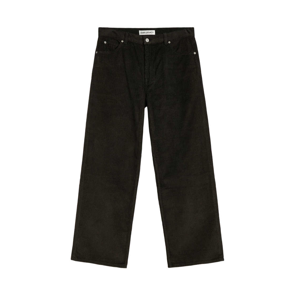 M4255VD Our Legacy Vast Cut Dark Brown Twill Cord