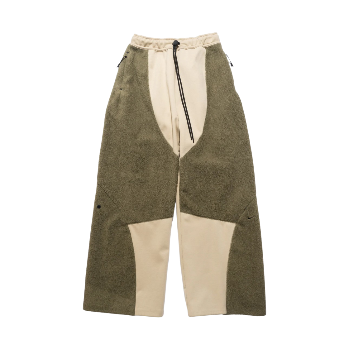 나이키 테크 보레아스 니트 오픈 헴 팬츠 데저트 카키 미디엄 올리브 - 아시아(Nike Tech Boreas Knit Open-Hem Pants Desert Khaki Medium Olive - Asia) - 1