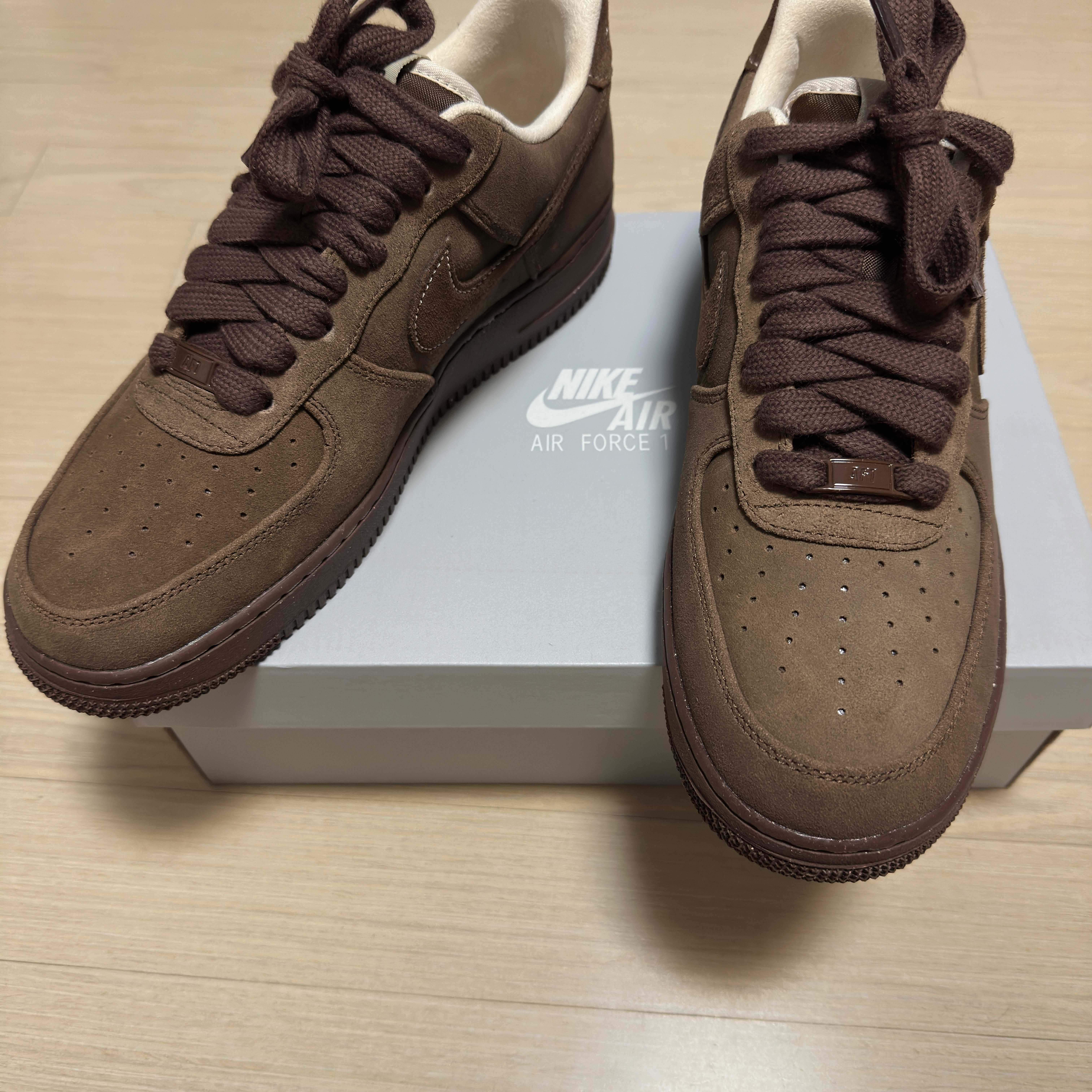 (W) Nike Air Force 1 '07 Cacao Wow 착용 스타일