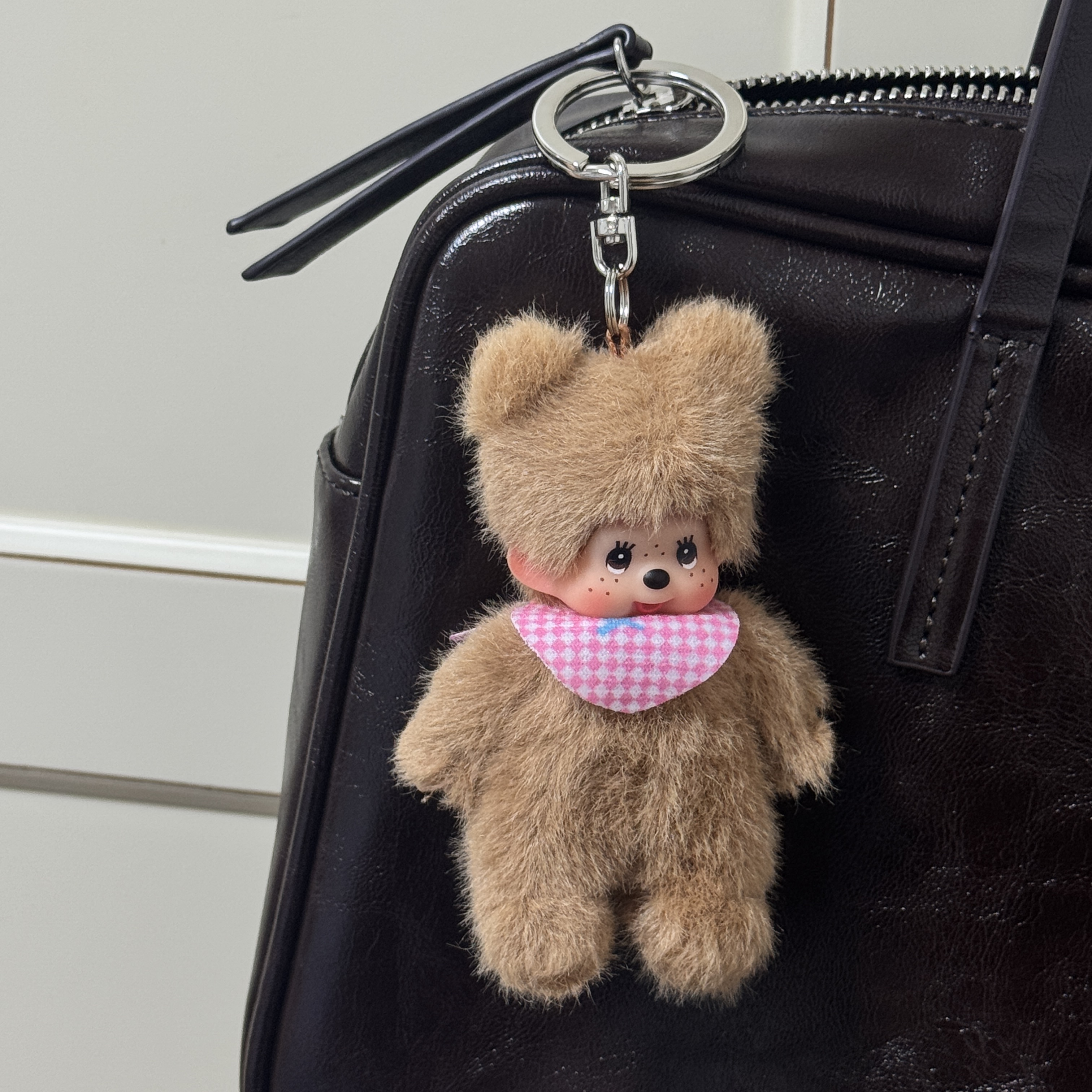 Monchhichi DX Keychain Bearchhichi 착용 스타일 - 3