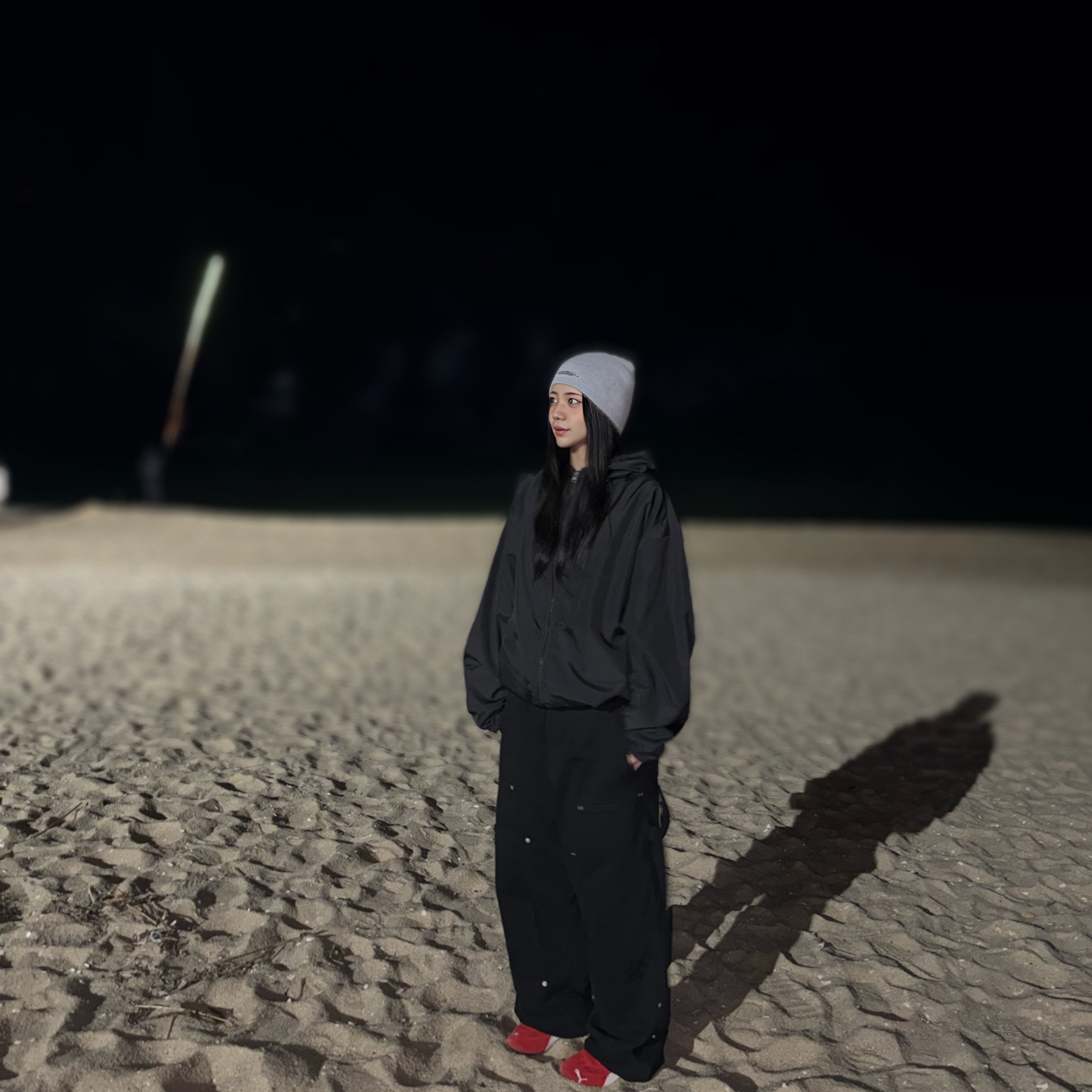 Puma Speedcat OG Red White, Flavorism Destroyed Carpanter Wide Sweat Pants Black 착용 스타일 - 5