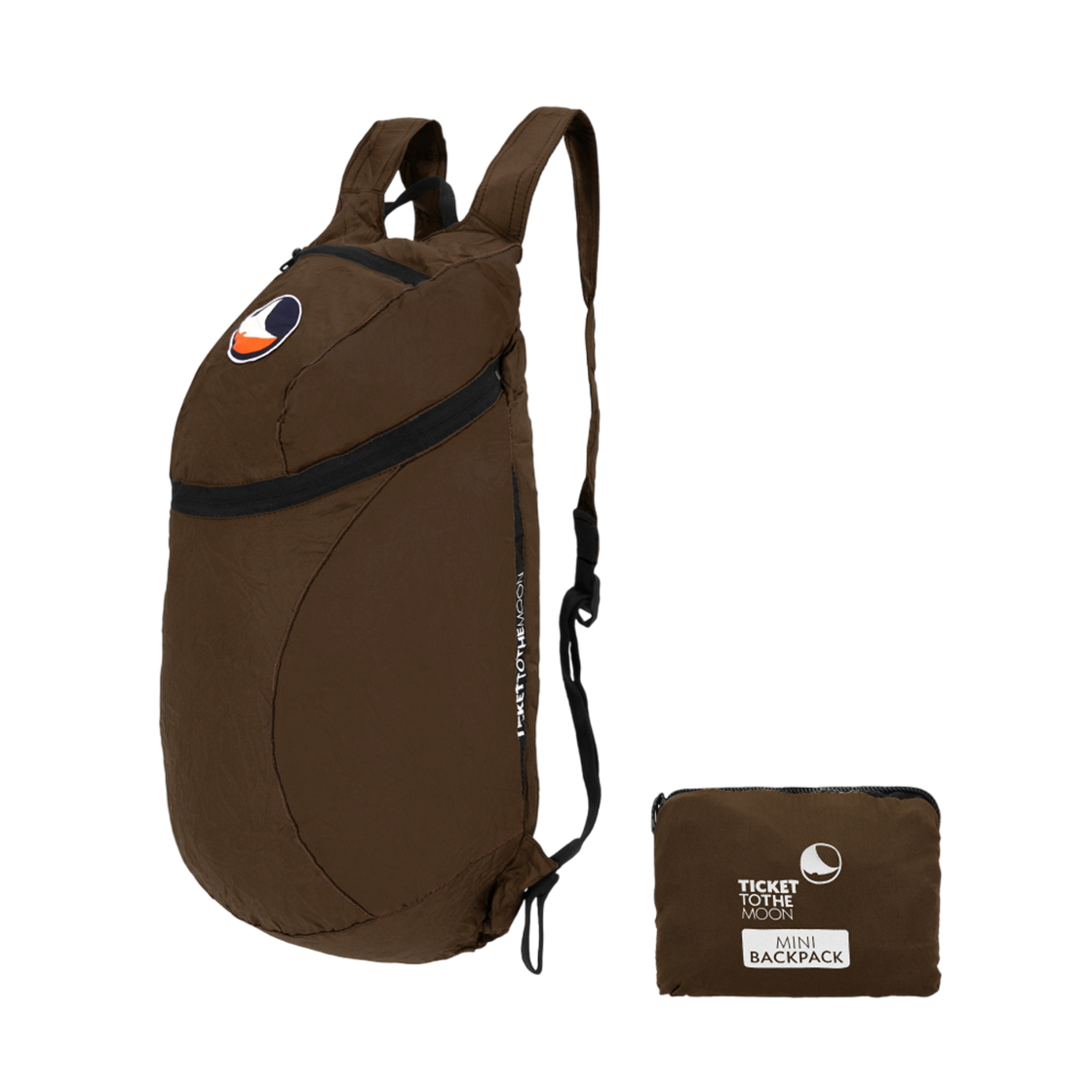 티켓투더문 미니 백팩 15L 초콜릿(Ticket To The Moon Mini Backpack 15L Chocolate)