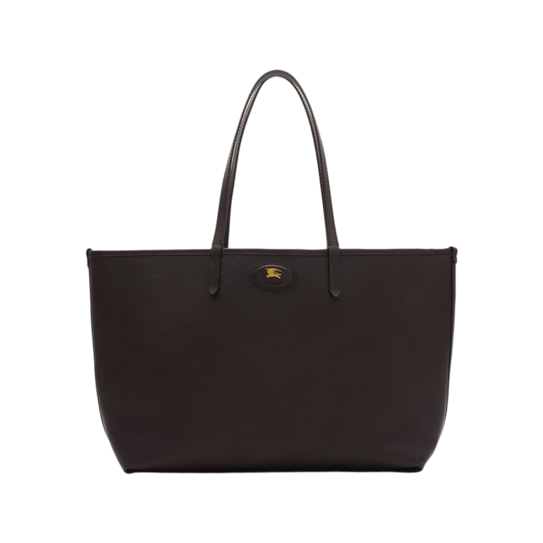 8119598 Burberry Medium Reversible Bloomsbury Tote Peat Brown Sand Beige