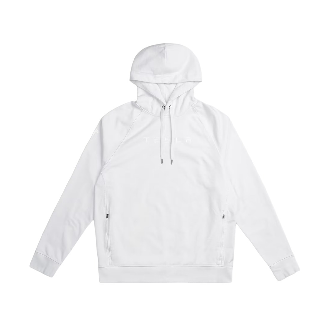 테슬라 칠 풀오버 후드 화이트(Tesla  Chill Pull Over Hoodie White)