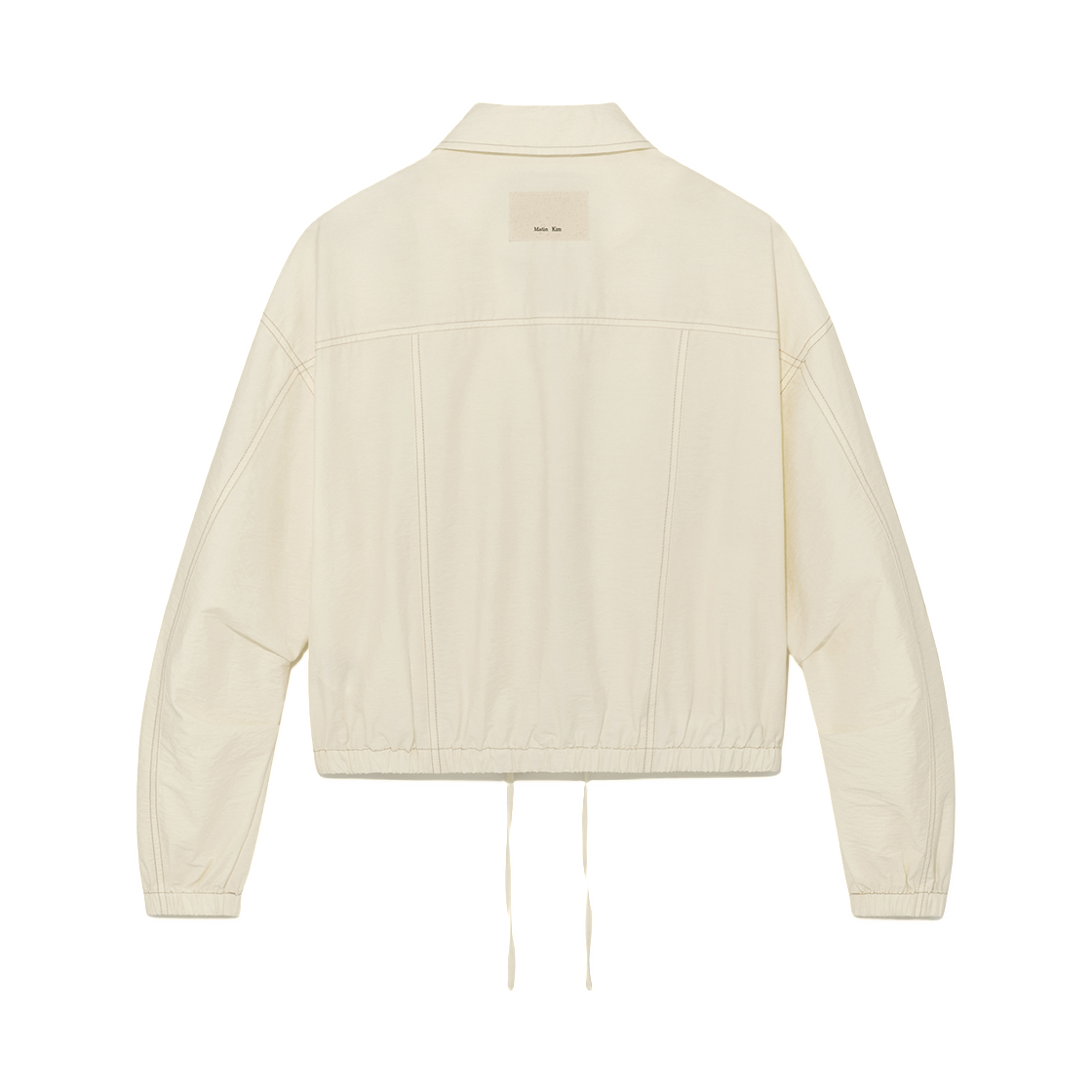 (W) 마뗑킴 레이어드 포인트 스트링 라이트 점퍼 아이보리((W) Matin Kim Layered Point String Light Jumper Ivory) - 2
