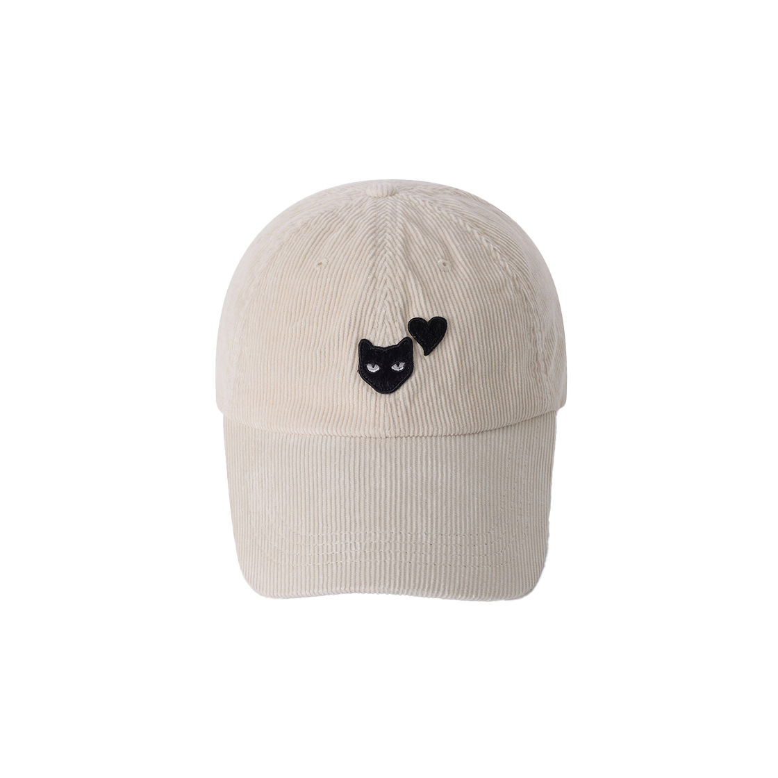 SH5CP811CR SONGZIO ZZERO Love Panther Corduroy Ball Cap Cream