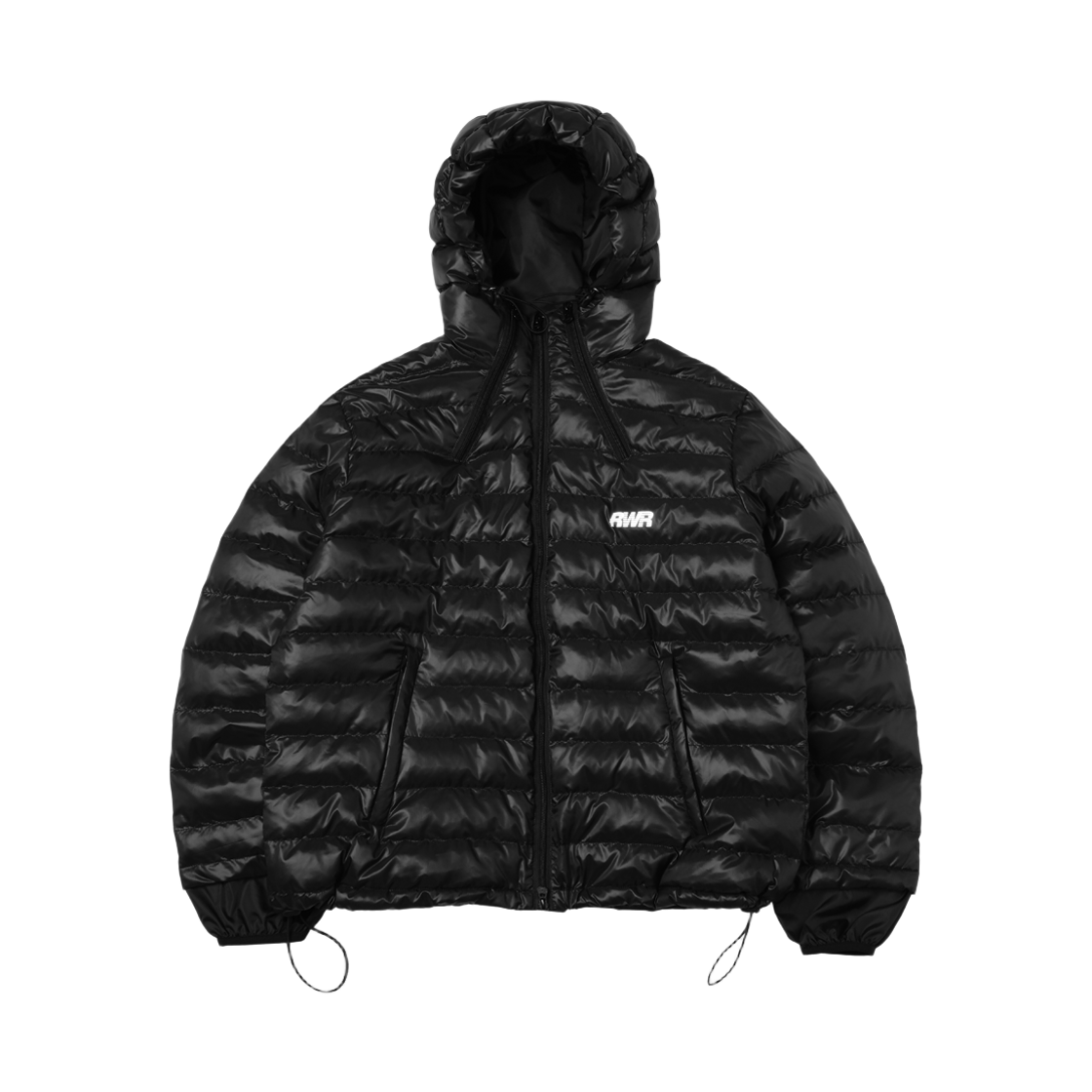 런위더 라이트웨이트 후드 패딩 블랙(runwhither Lightweight Hoodie Padding Black)